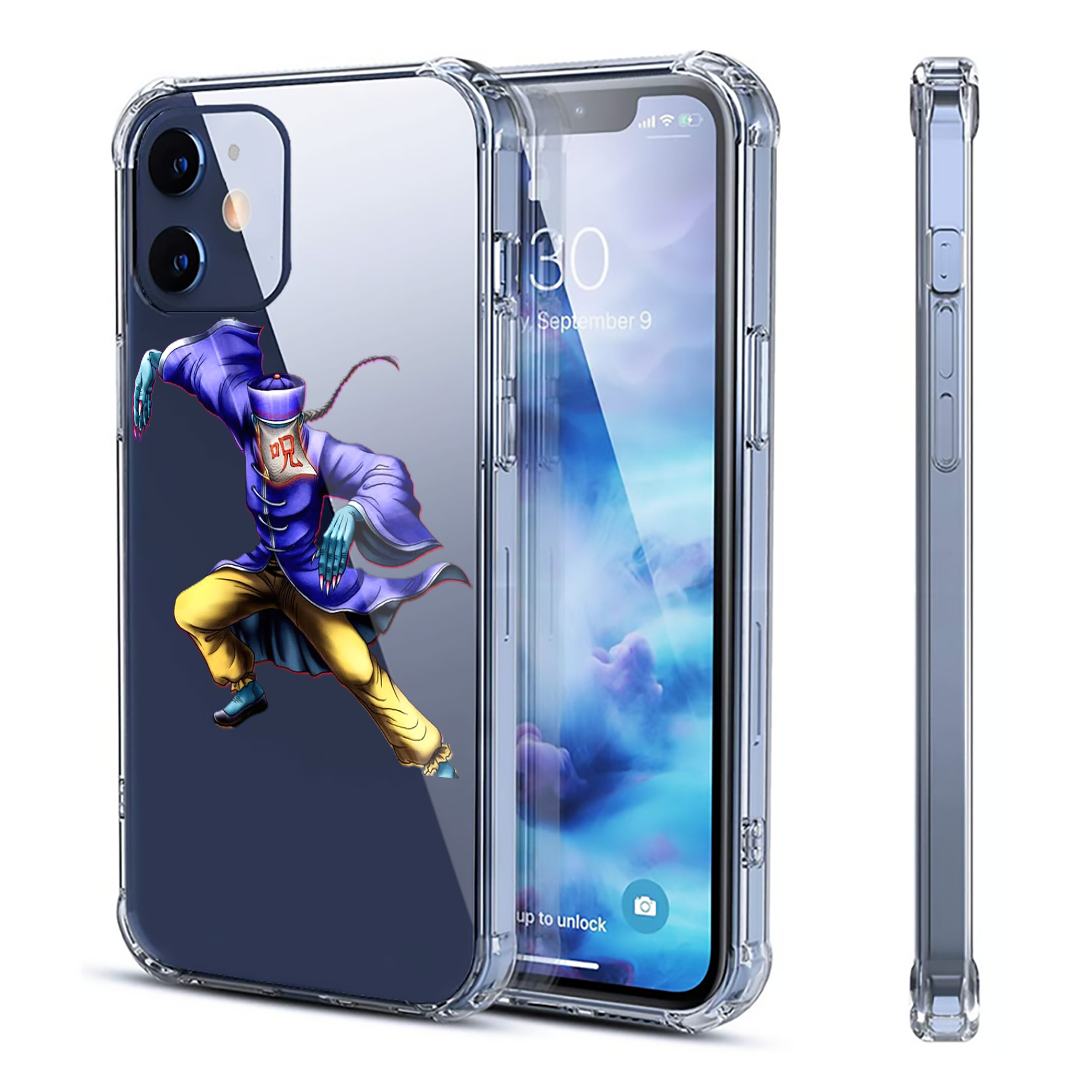 （画像用） 遊☆戯☆王 Yu-Gi-Oh! 【iPhone 12シリーズ対応】透明スマホケース（クリアソフトケース）